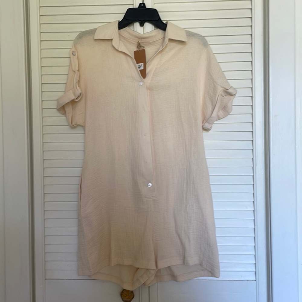Cream romper